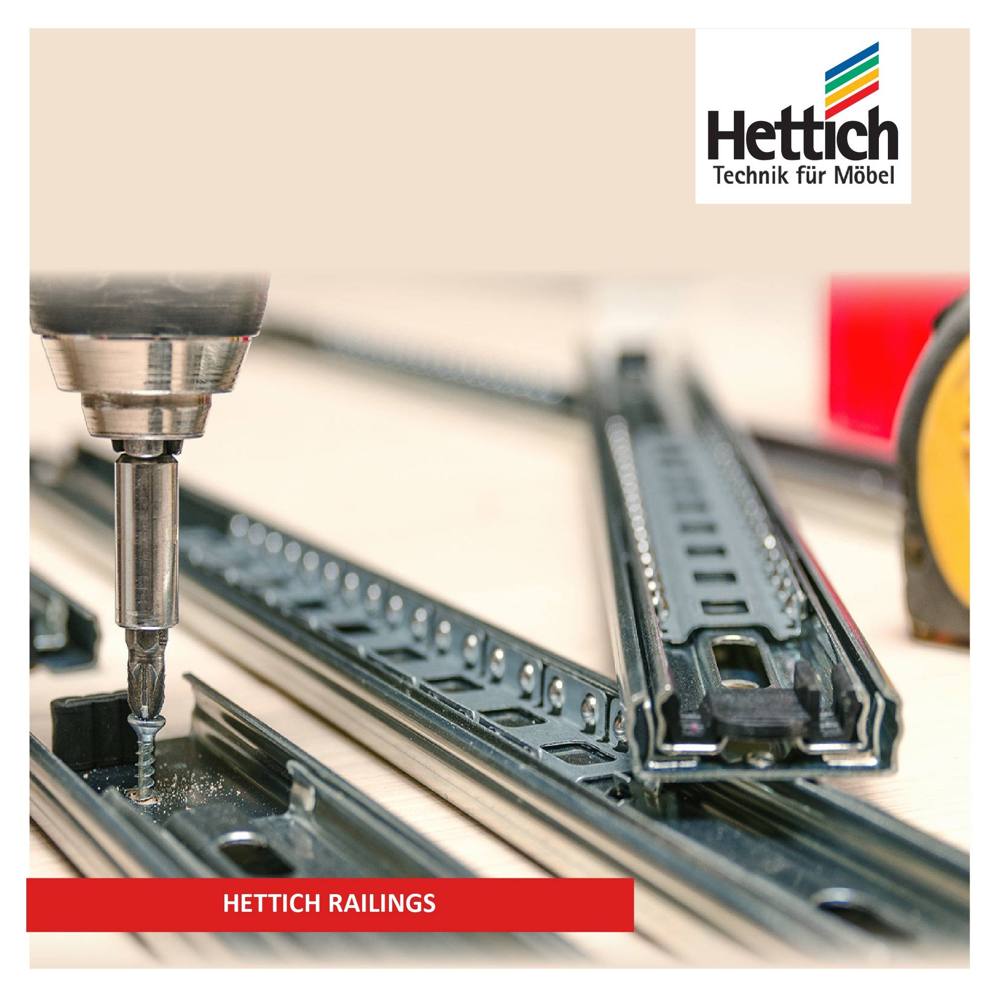Hettich Railings - Stylish and Functional Furniture Accessories for Cabinets and Wardrobes
