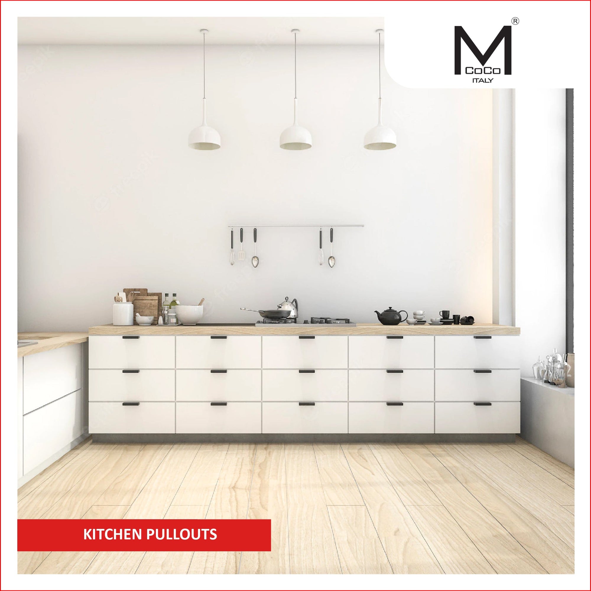 Mcoco Kitchen Pullouts - Efficient and stylish kitchen organization solutions for optimal storage and convenience.