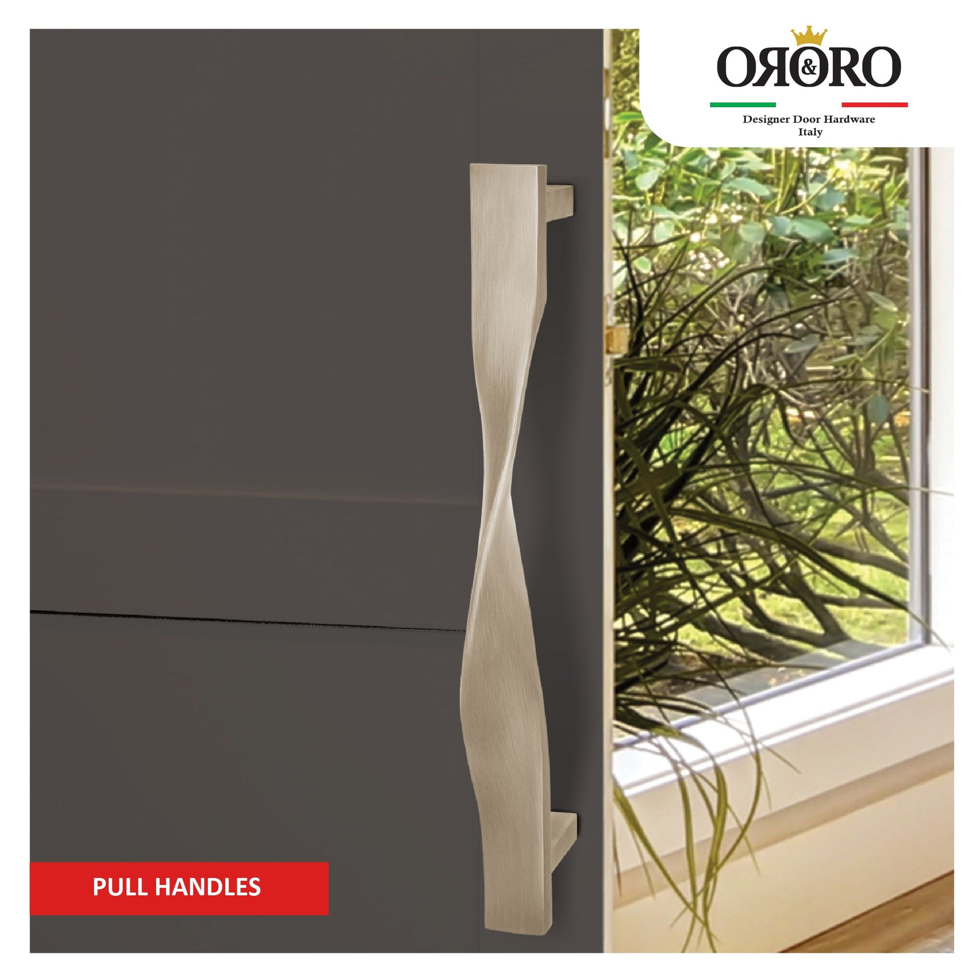 Sleek and functional Oro & Oro Pull Handles by M. M. Noorbhoy & Co - High-quality door hardware for a modern touch.
