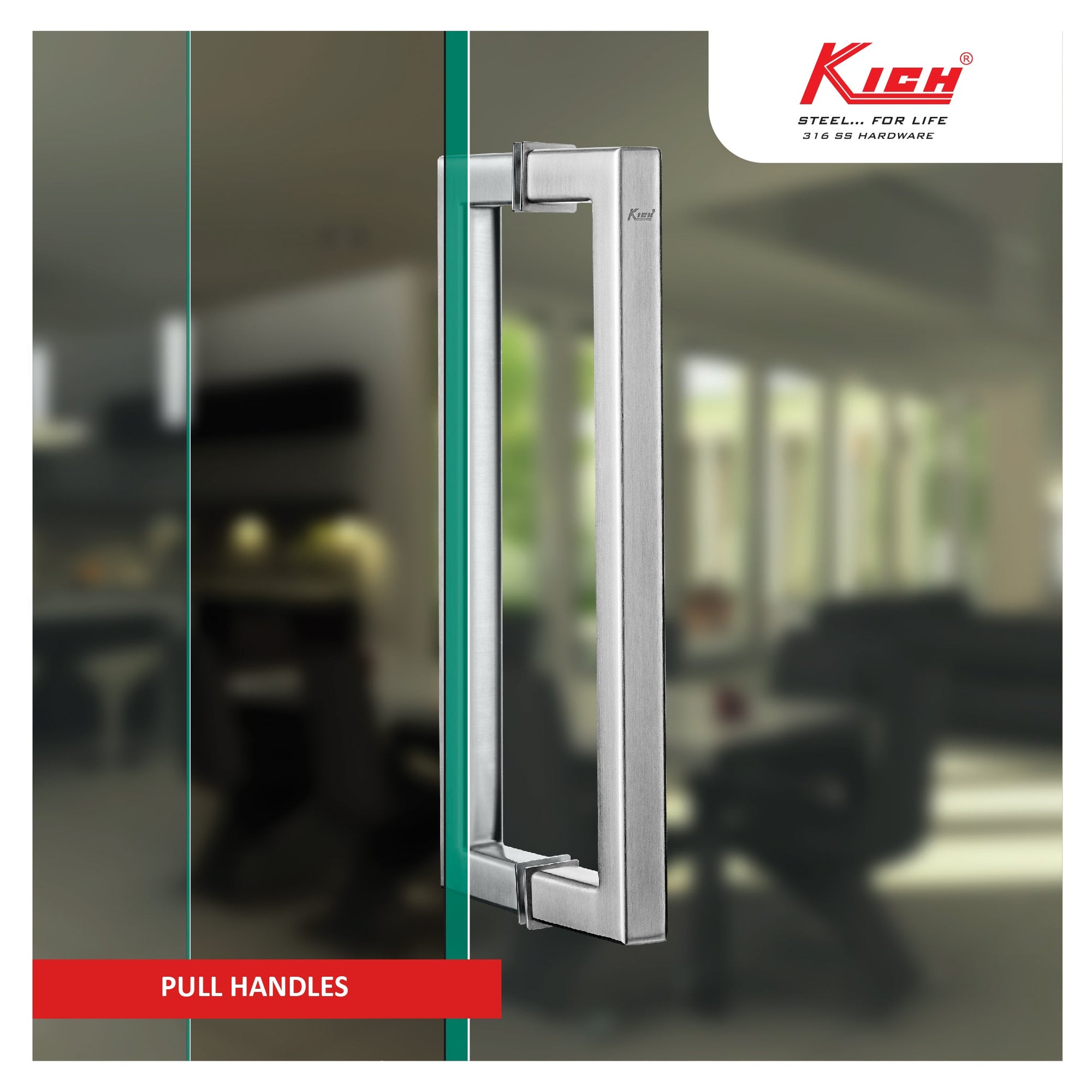 Kich Pull Handles - Enhance the look of your doors and cabinets - M. M. Noorbhoy & Co Collection