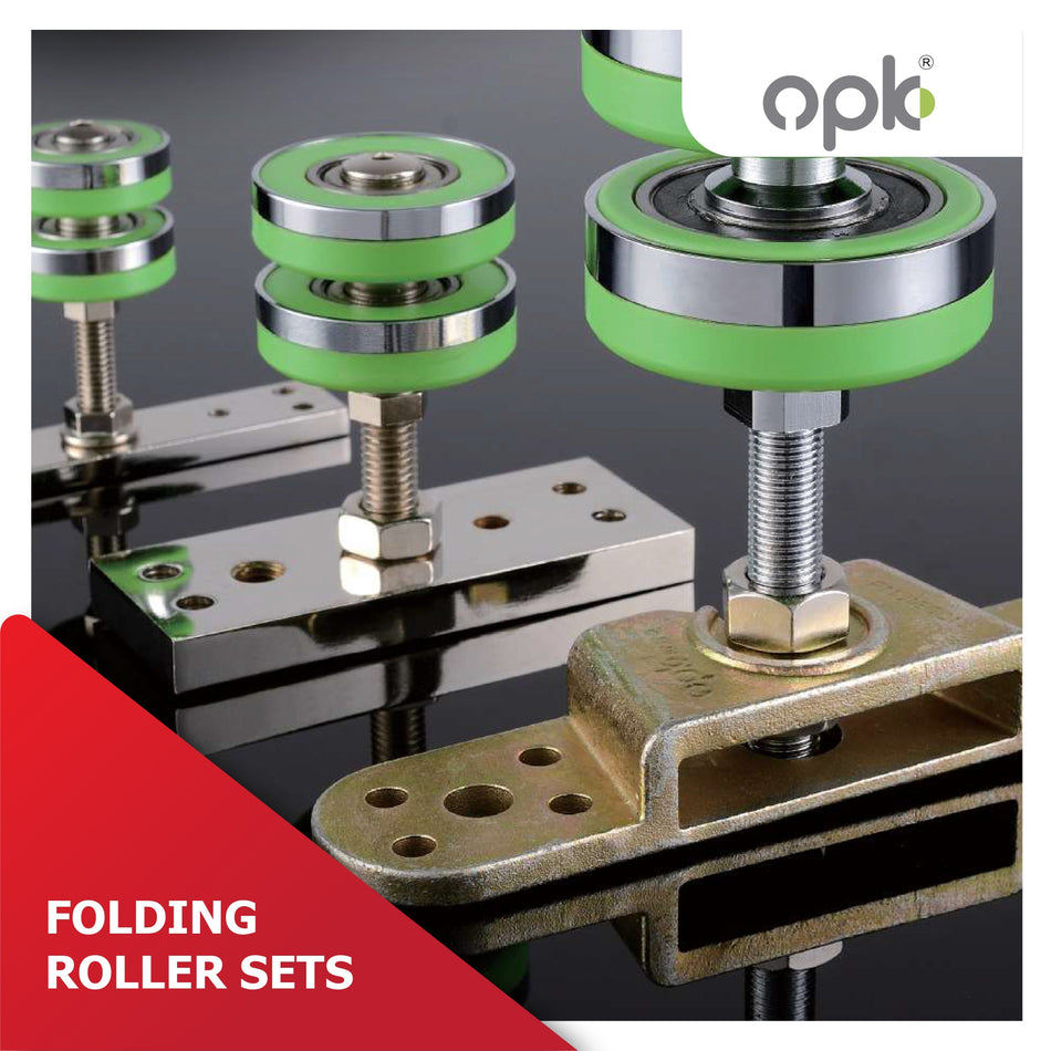 Convenient OPK Folding Rollers by M. M. Noorbhoy & Co - High-quality rollers for easy and efficient movement of doors and windows.