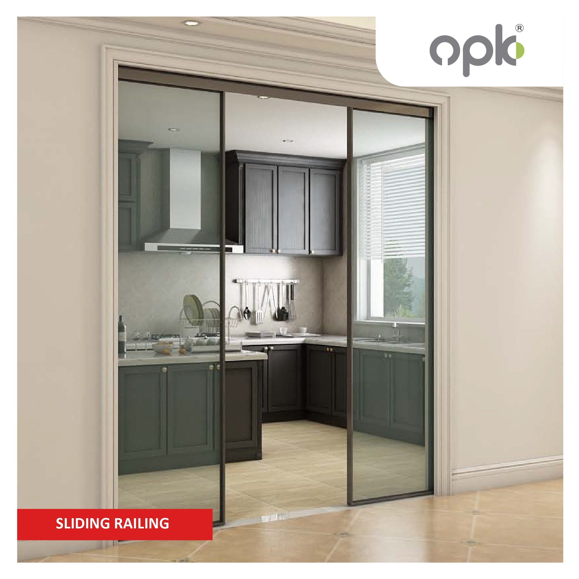 Effortless OPK Sliding Railings by M. M. Noorbhoy & Co - High-quality railings for smooth and reliable sliding functionality in doors and windows.