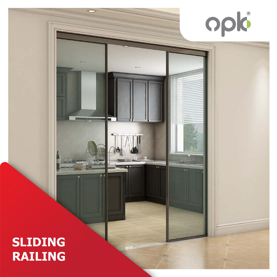 Effortless OPK Sliding Railings by M. M. Noorbhoy & Co - High-quality railings for smooth and reliable sliding functionality in doors and windows.