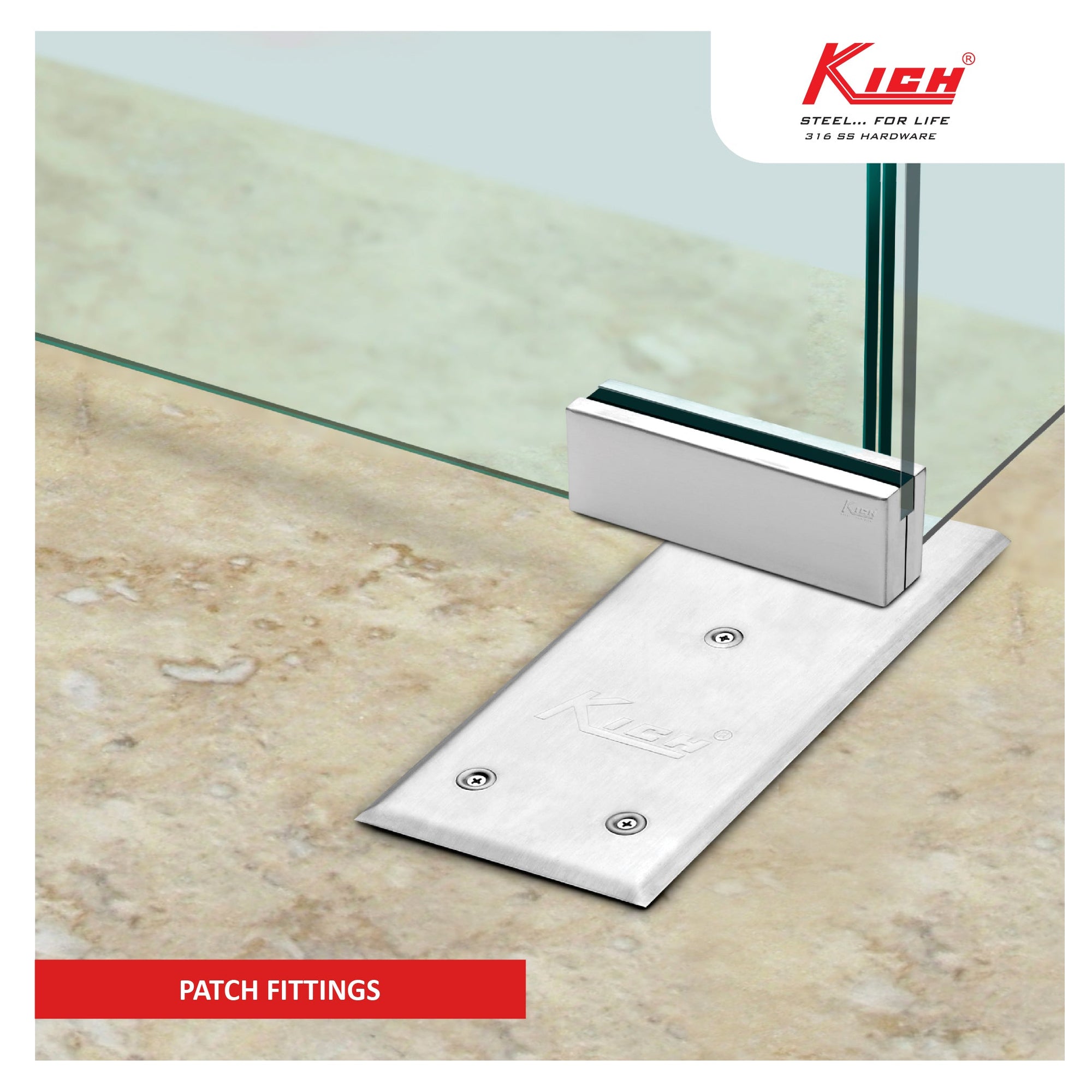 Kich Patch Fittings - Enhance Your Interior with Durable and Stylish Fittings - Shop Now at M. M. Noorbhoy & Co