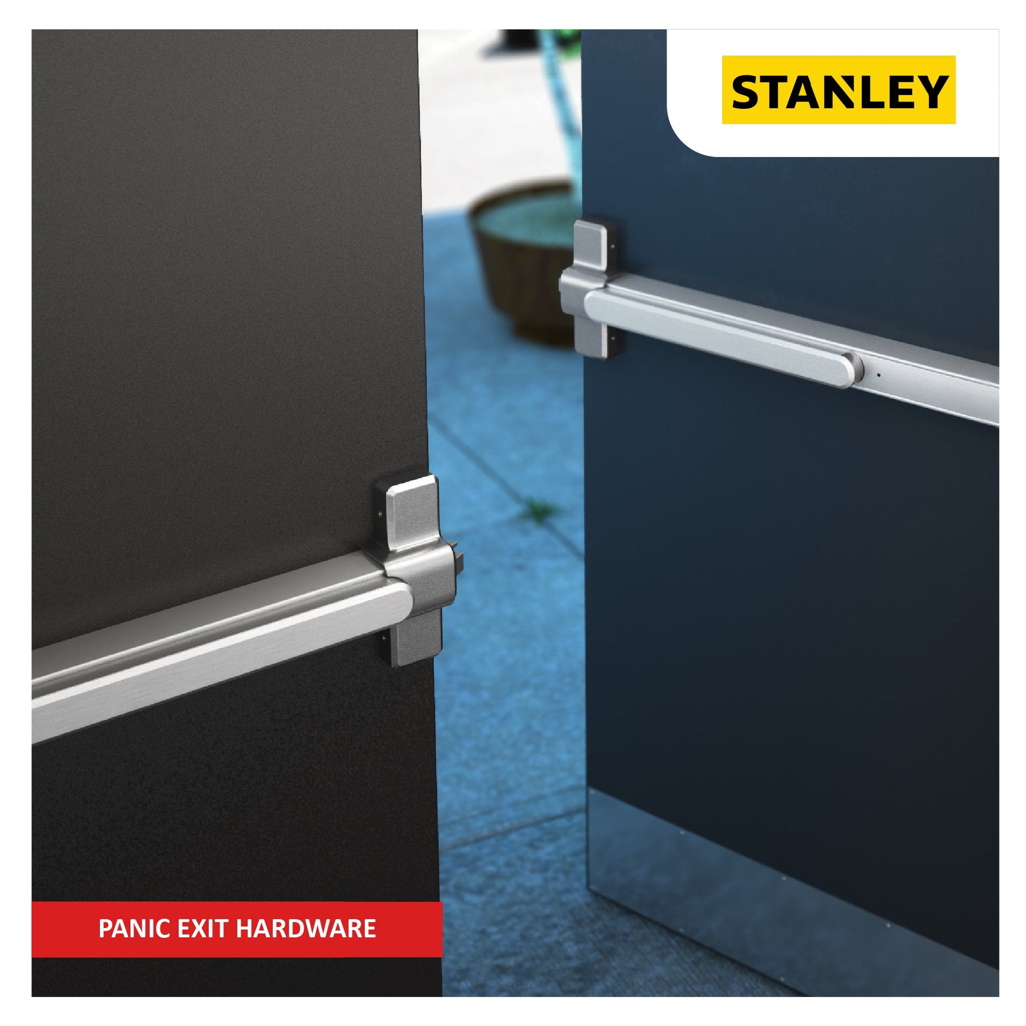 Stanley Panic Exit Hardware - High-quality panic exit devices for secure and efficient emergency exits - M. M. Noorbhoy & Co Collection