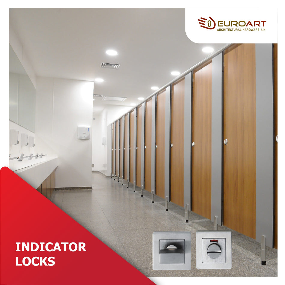 EuroArt Indicator Locks - Premium Quality Privacy Locks for Commercial and Residential Spaces - M. M. Noorbhoy & Co Collection