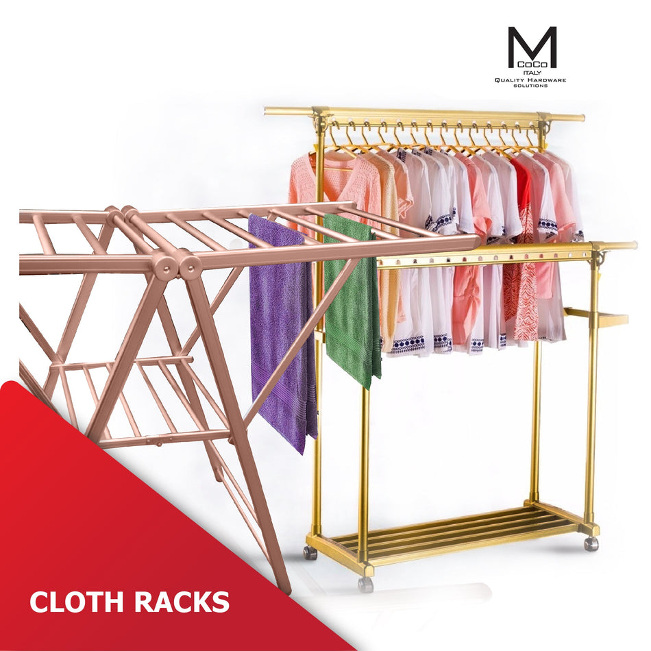 Stylish and durable Mcoco Cloth Racks for organized clothing storage - M. M. Noorbhoy & Co.