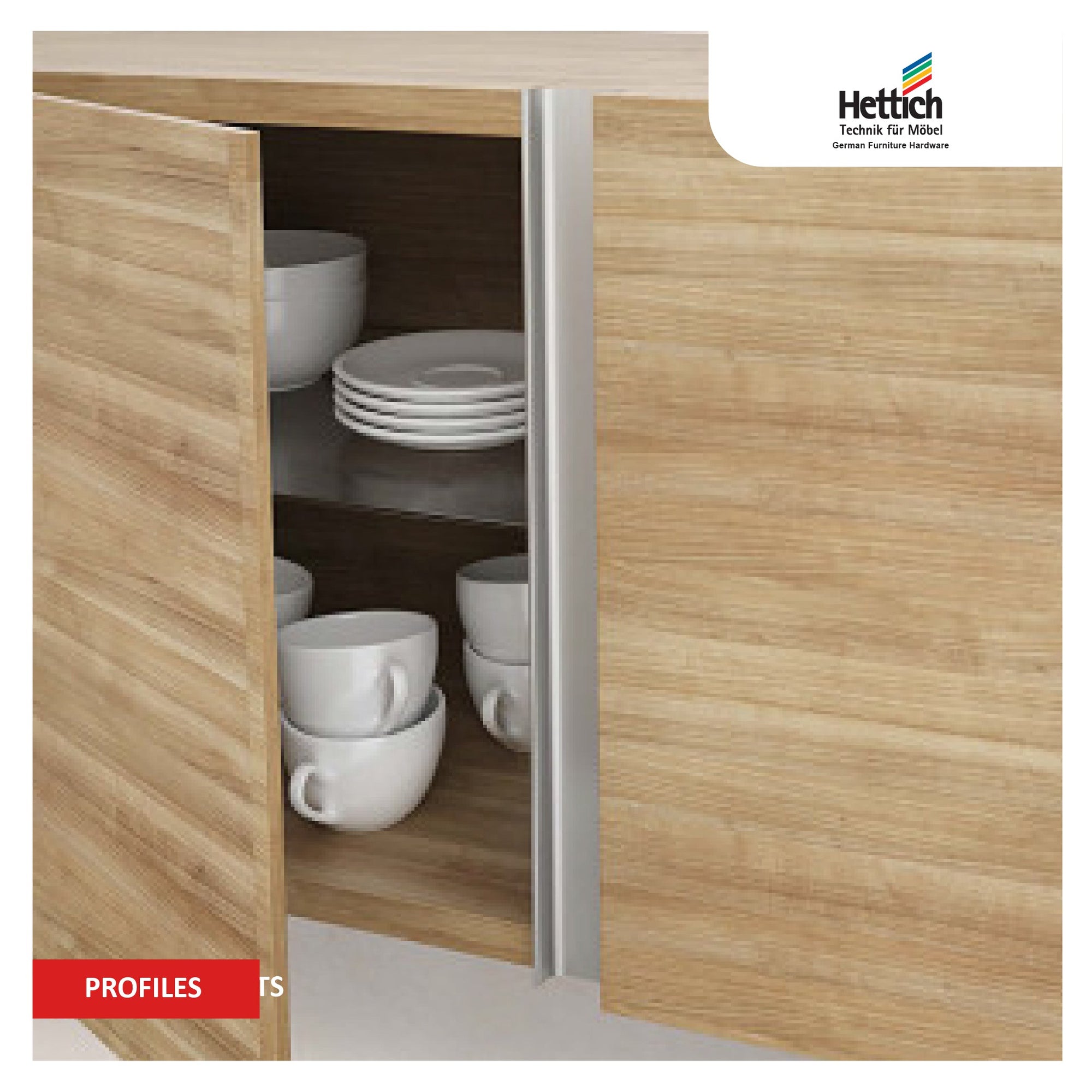 Hettich Profiles - Enhance your furniture with sleek and versatile profile systems for a contemporary and seamless design.