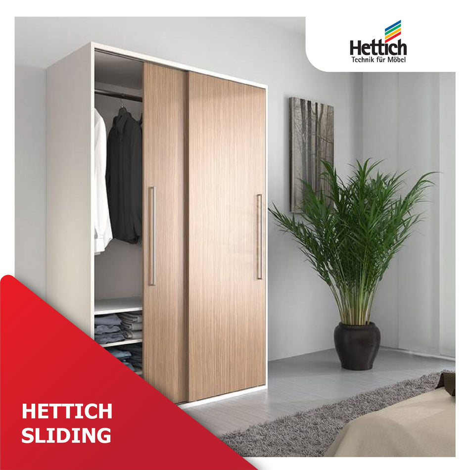 Smooth and space-saving Hettich Sliding mechanisms by M. M. Noorbhoy & Co - High-quality solutions for your convenience.