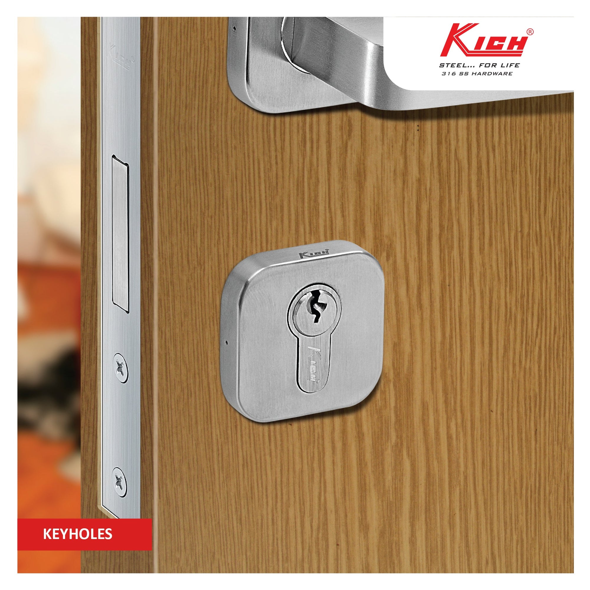 Kich Keyholes - Secure and Stylish Door Accessories - M. M. Noorbhoy & Co.