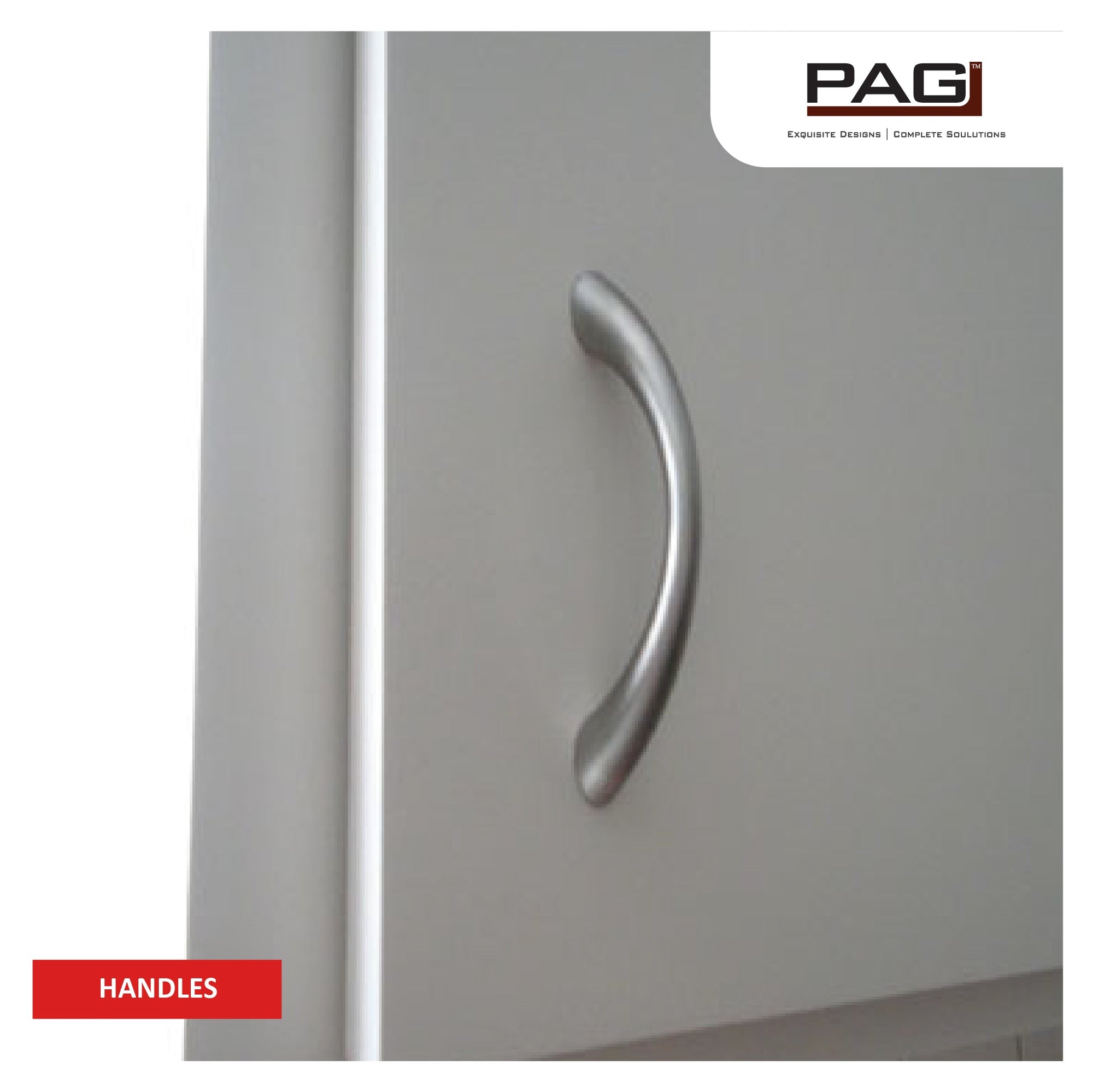 PAG Handles - Stylish and durable door and cabinet handles for your home, sold by M. M. Noorbhoy & Co.