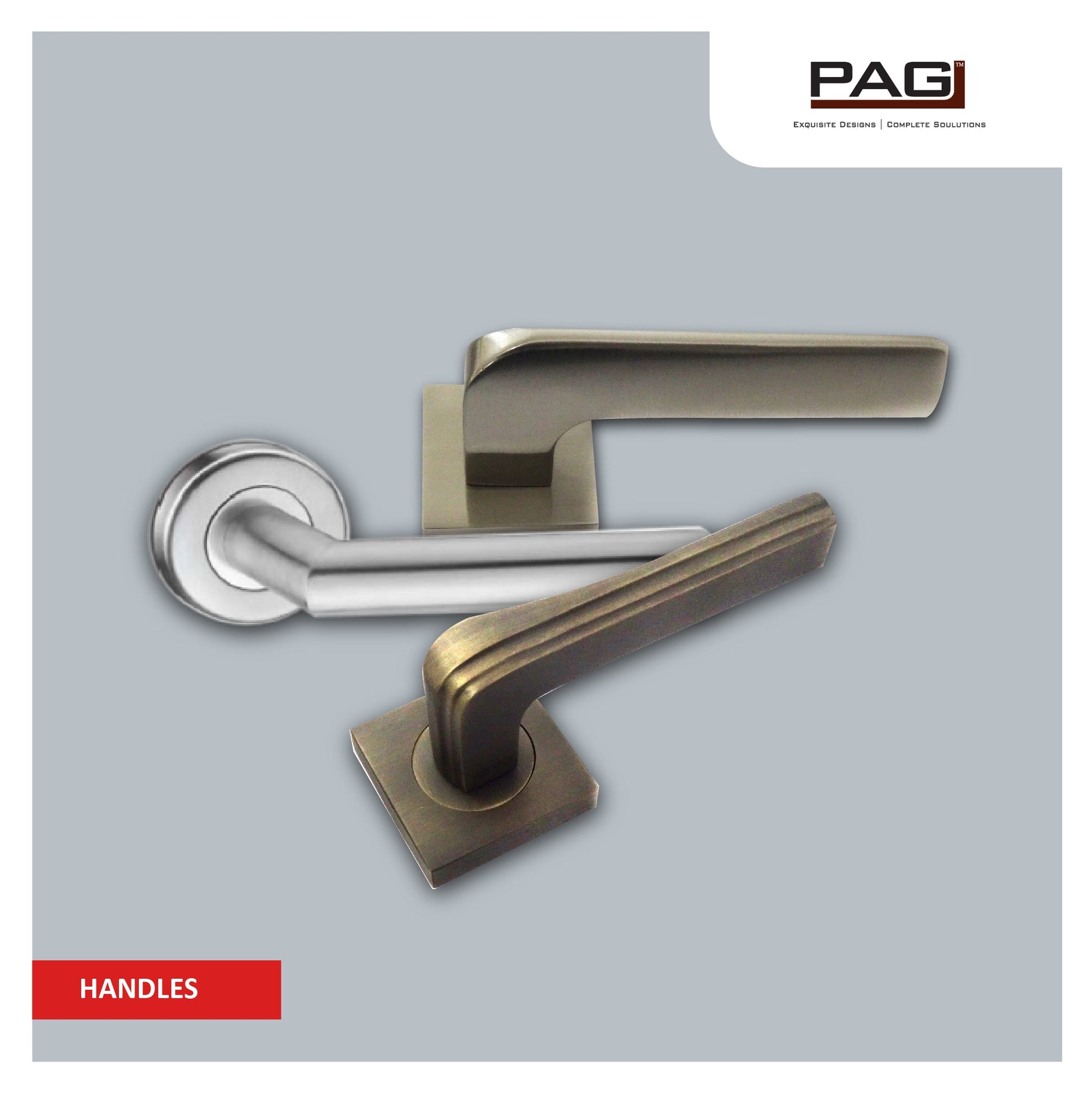 PAG Lever Handles - Enhance your space with stylish and functional lever handles from M. M. Noorbhoy & Co.