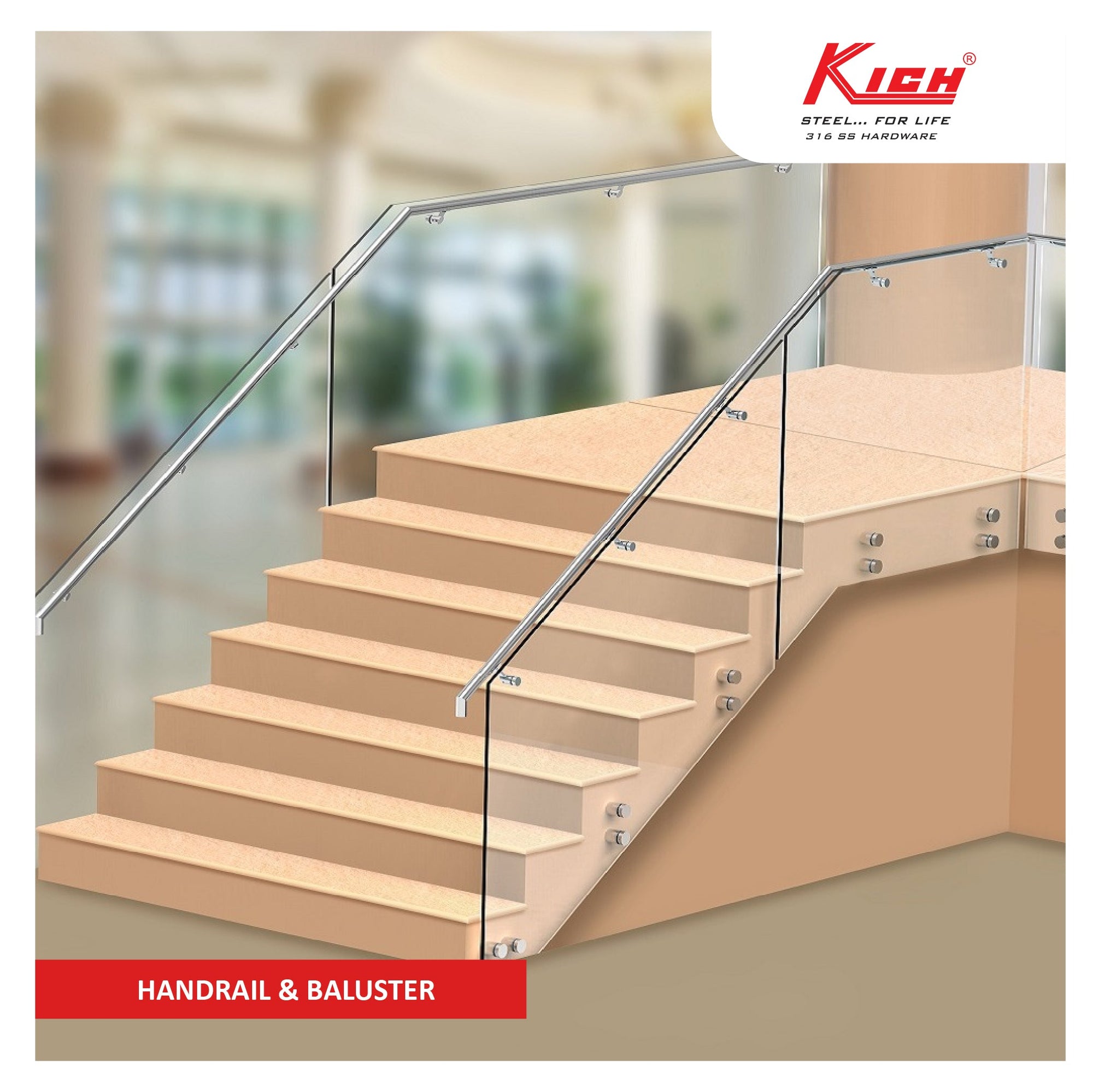 Kich Hand Rails - Enhance safety and mobility with sturdy and stylish handrails for added support and accessibility.