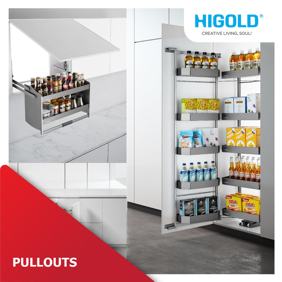 Higold Kitchen Pullouts - Smart and Stylish Kitchen Organization Solutions