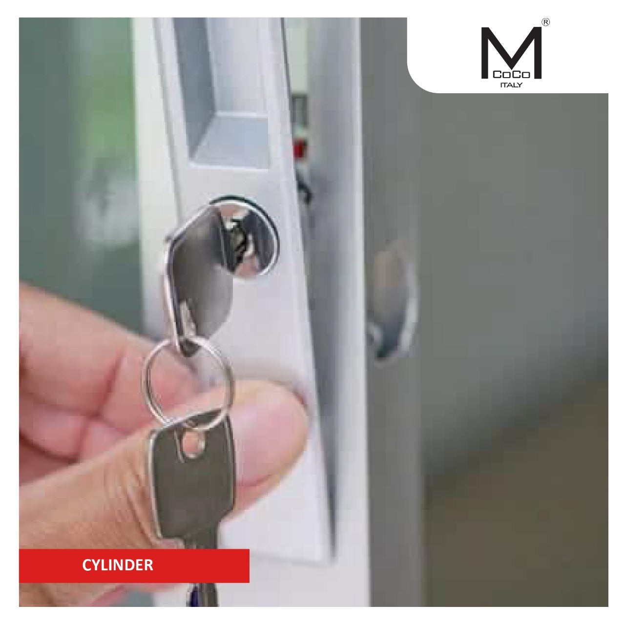 Enhanced door security with Mcoco Cylinders by M. M. Noorbhoy & Co - High-quality cylinders for peace of mind.