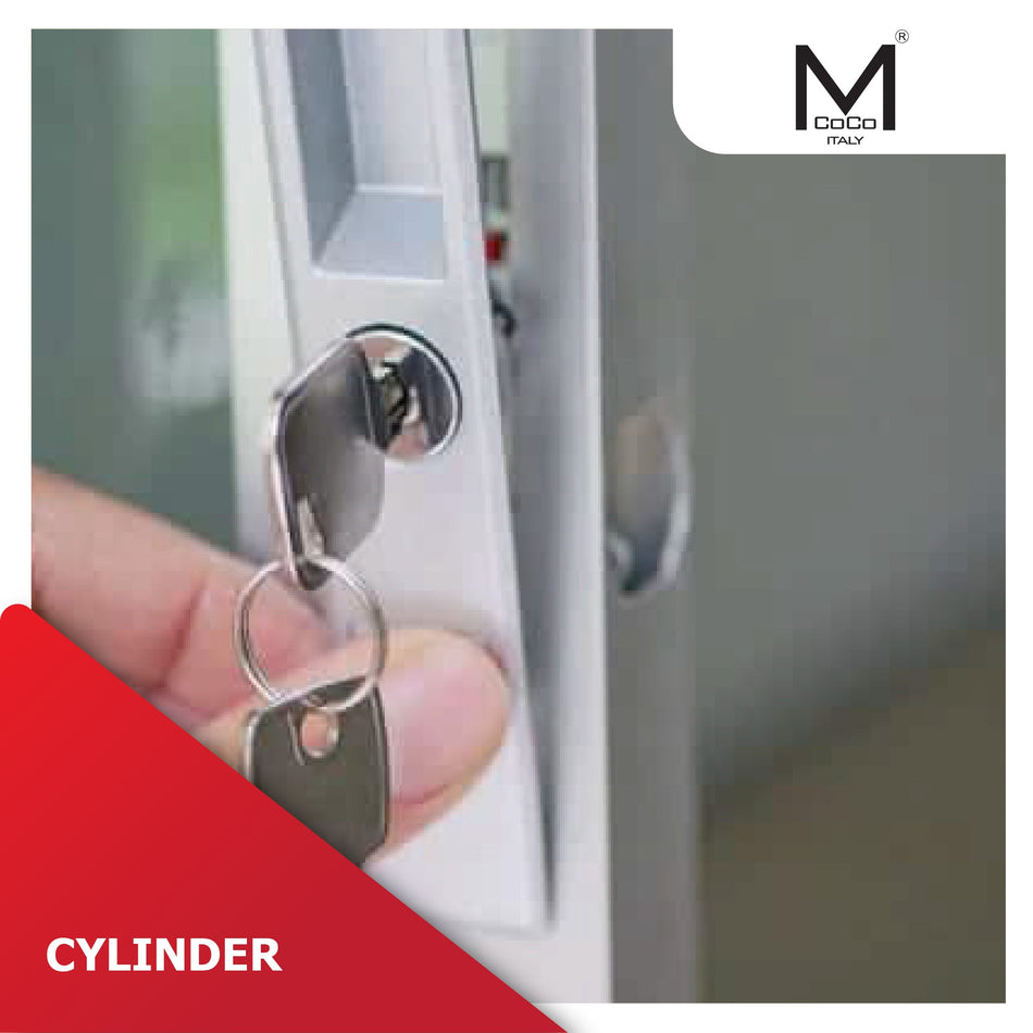 Enhanced door security with Mcoco Cylinders by M. M. Noorbhoy & Co - High-quality cylinders for peace of mind.