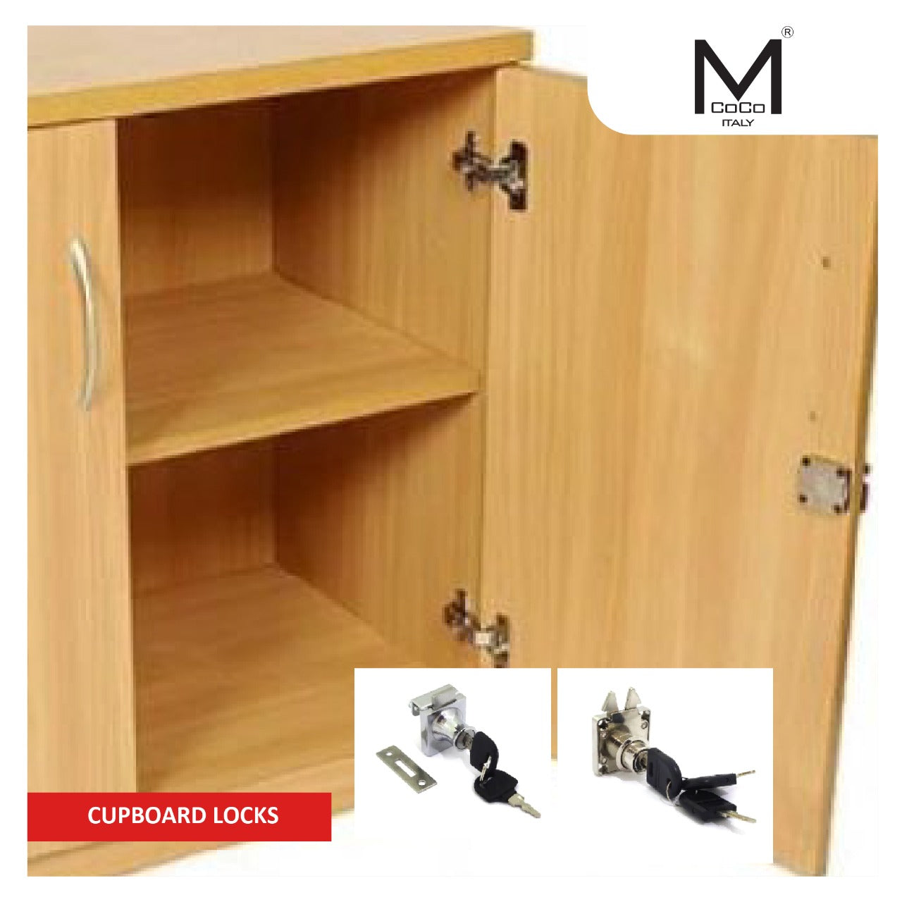 Mcoco Cupboard Locks - Secure and Stylish Locking Solutions for Cabinets and Cupboards - Available at M. M. Noorbhoy & Co.