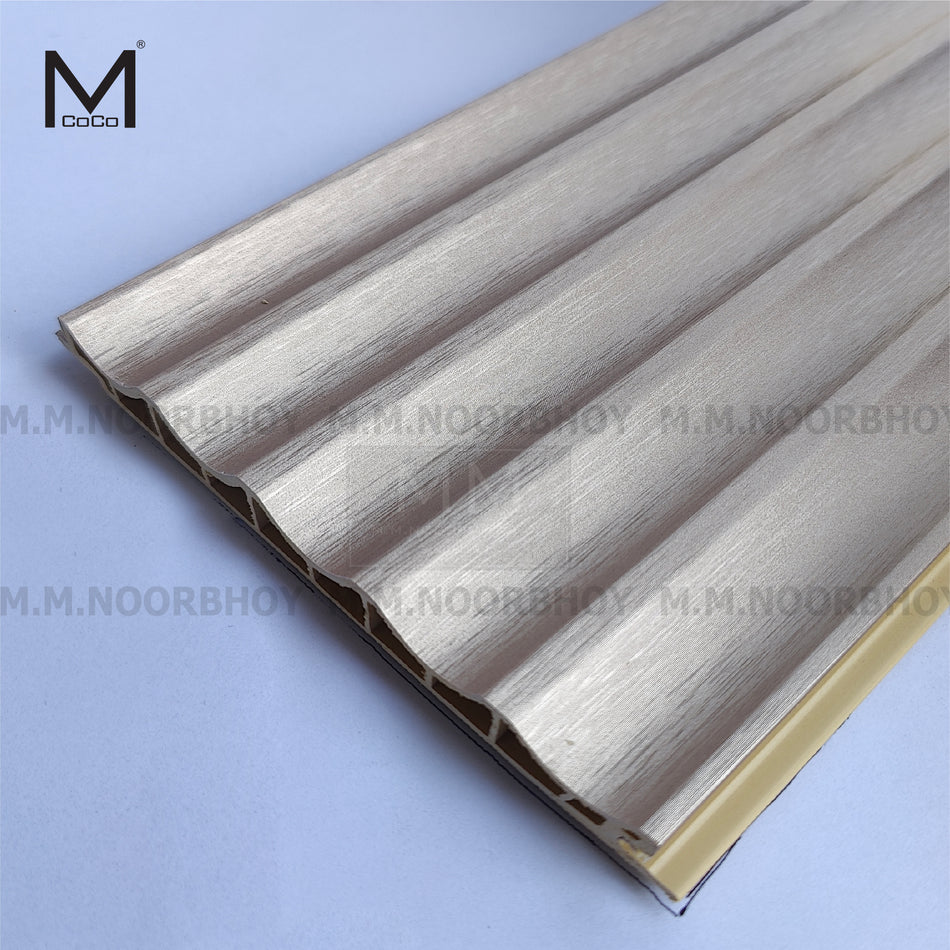 Mcoco WPC Fluted Wall Panel 64G Color 140*3000mm - PCS - MCOWP140BLB-64G