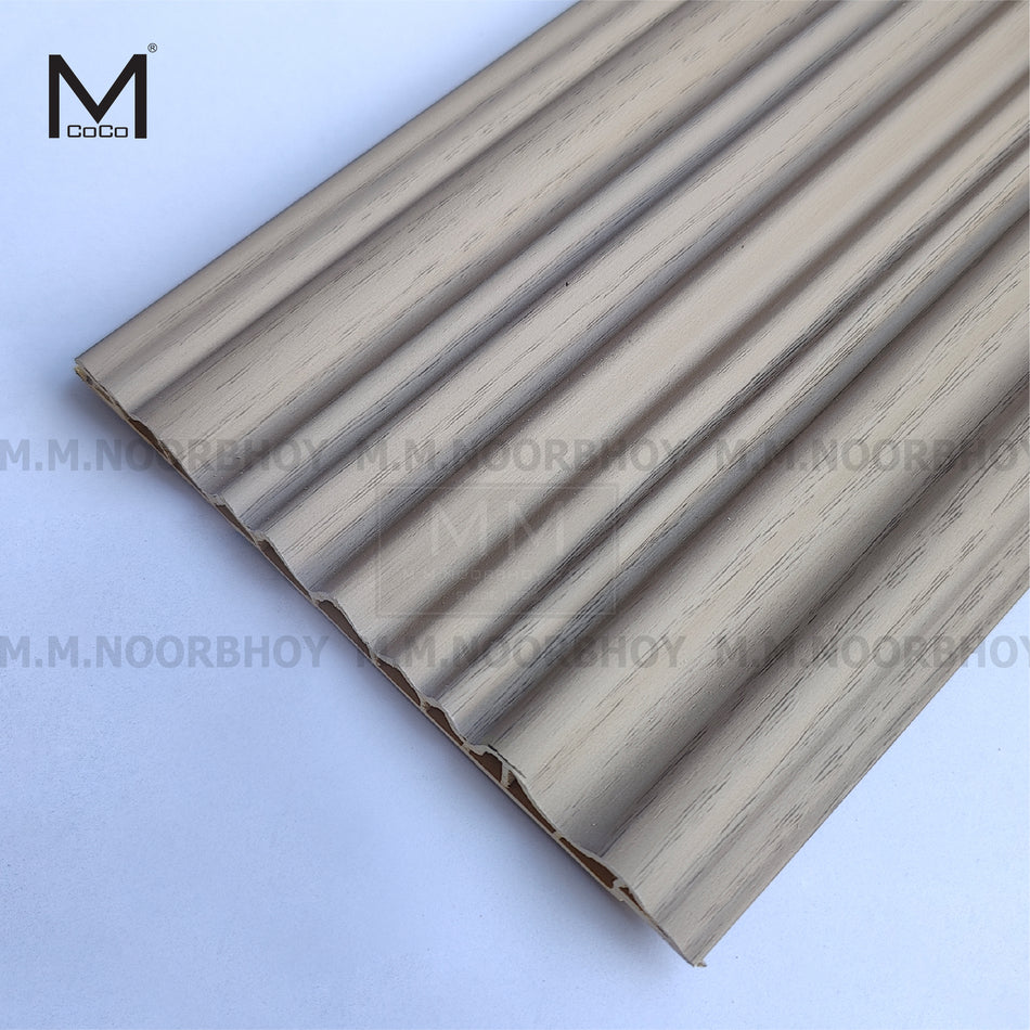 Mcoco WPC Fluted Wall Panel - 26H COLOR - 146*3000MM - PCS - MCOWP146BGZBLB-26H
