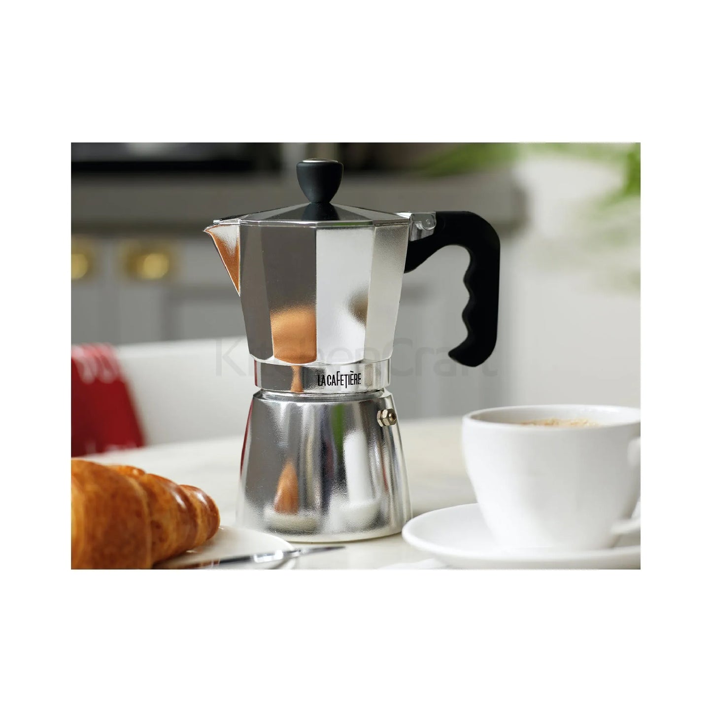 KitchenCraft Classic Espresso Maker 3 Cup Polished - ES000001