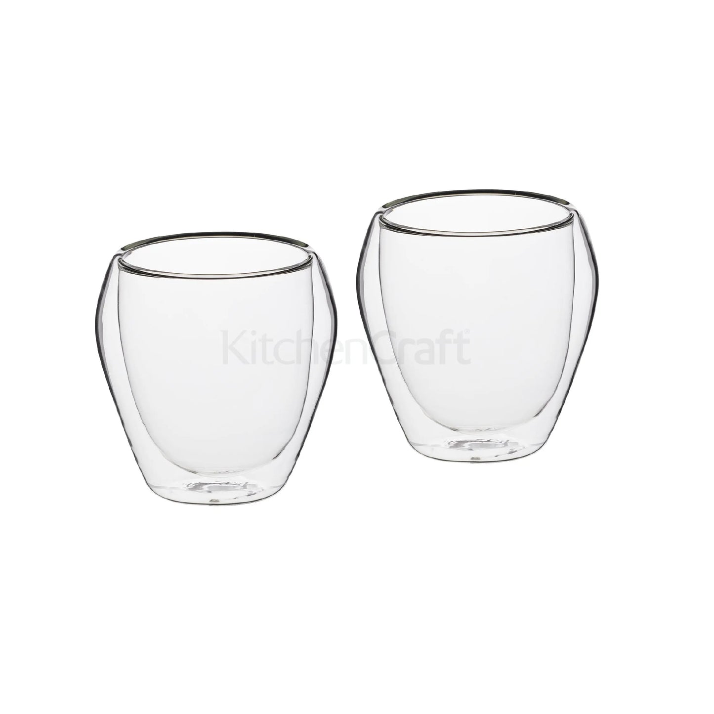 KitchenCraft Double Walled Glass Tumblers - KCLXDWTUMB