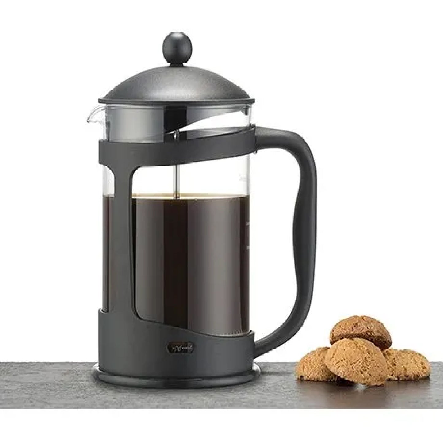 KitchenCraft Glass Cafetiere With Polypropylene Holder 8 Cup - KCLXCAFE8POLY