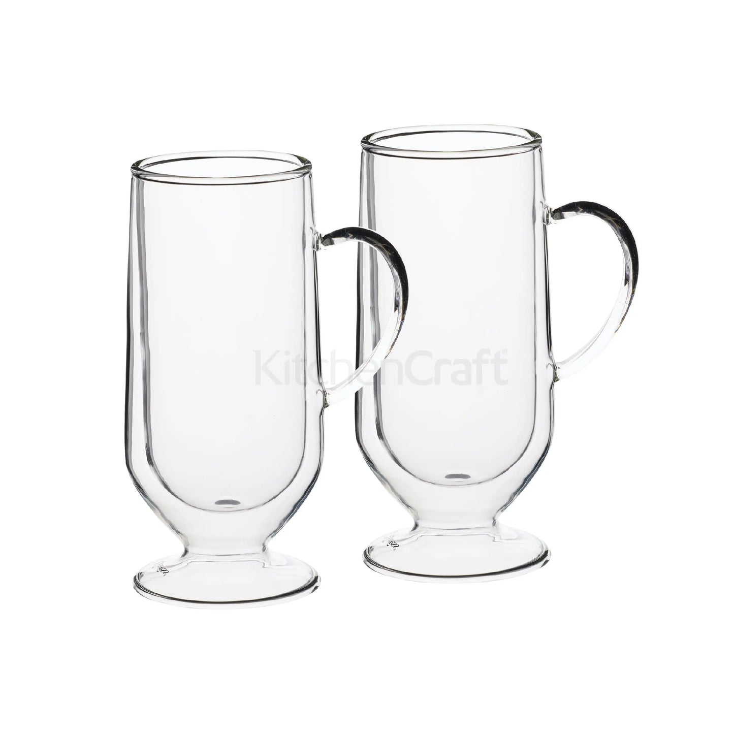 KitchenCraft Irish Coffee Glasses Double Walled - KCLXDWIRISH2PC