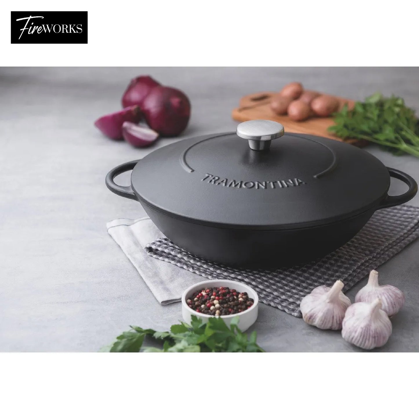 Tramontina Enameled Iron Wok Ø32cm - 20806032