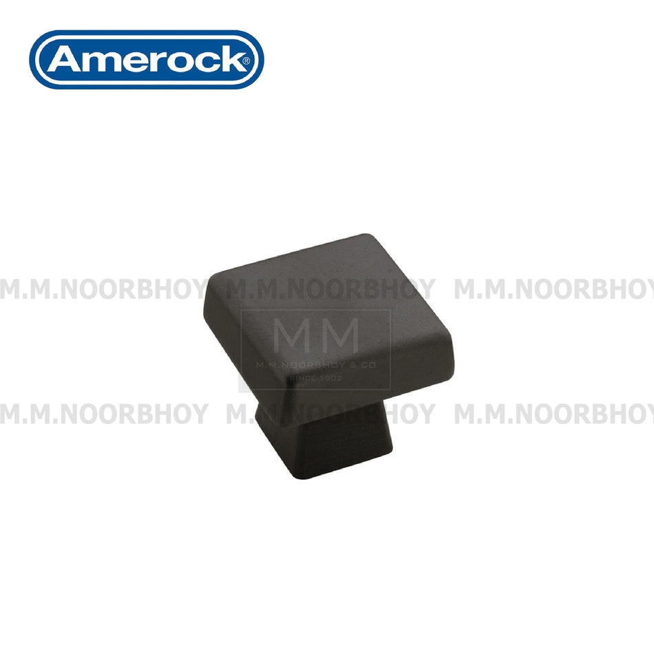Amerock Zinc Cabinet Knob (1-3/16 INCH – 30mm) Black Bronze Finish Each - ARCB1725BBZ