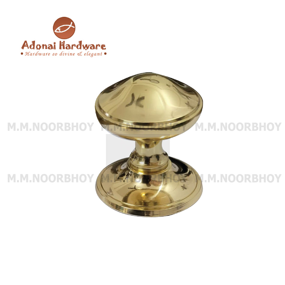 Adonai "Joakim" Door Pull Knobs with Rose Brass Antique Brass & Polished Brass - AH-JOAK-DKWR-068-BR