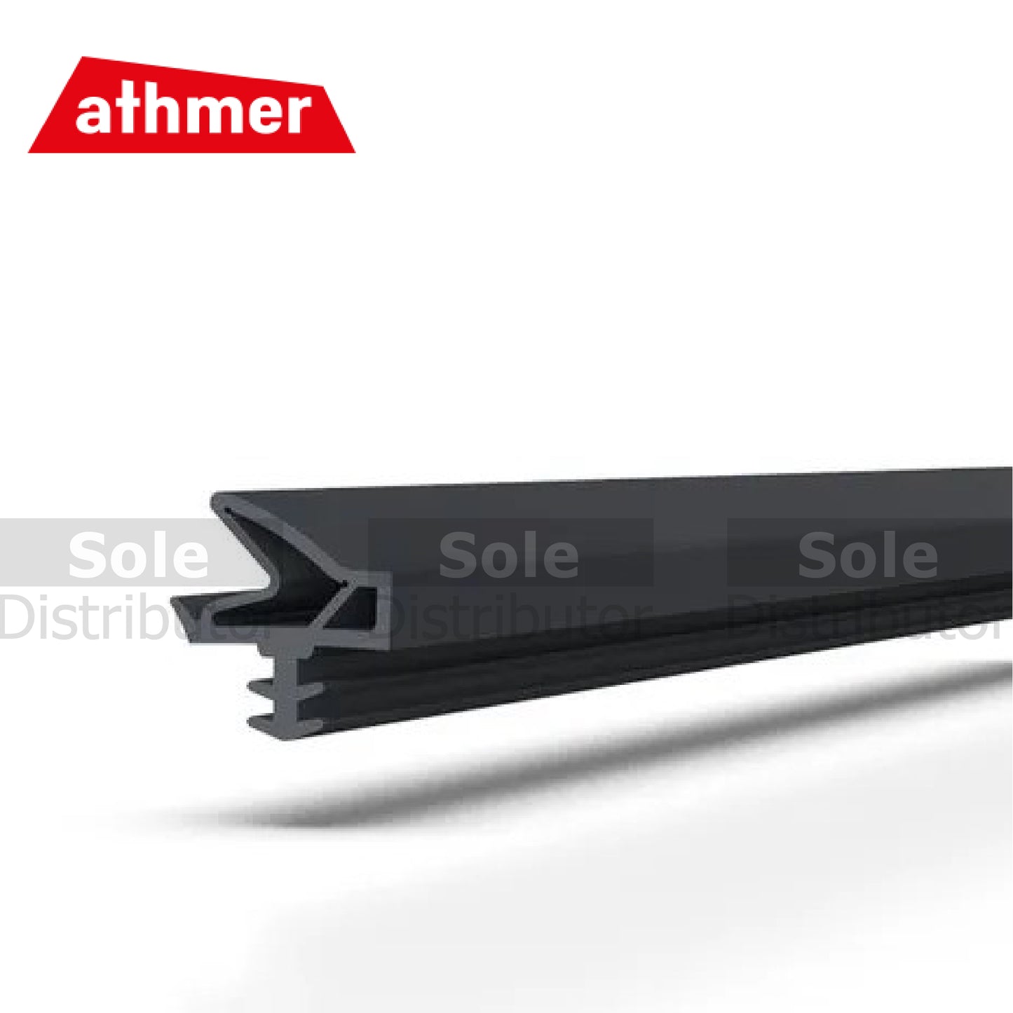 Athmer Drop Down Perimeter Seal Schall-Ex AP 1018 TE Black Colour - AP1018TE