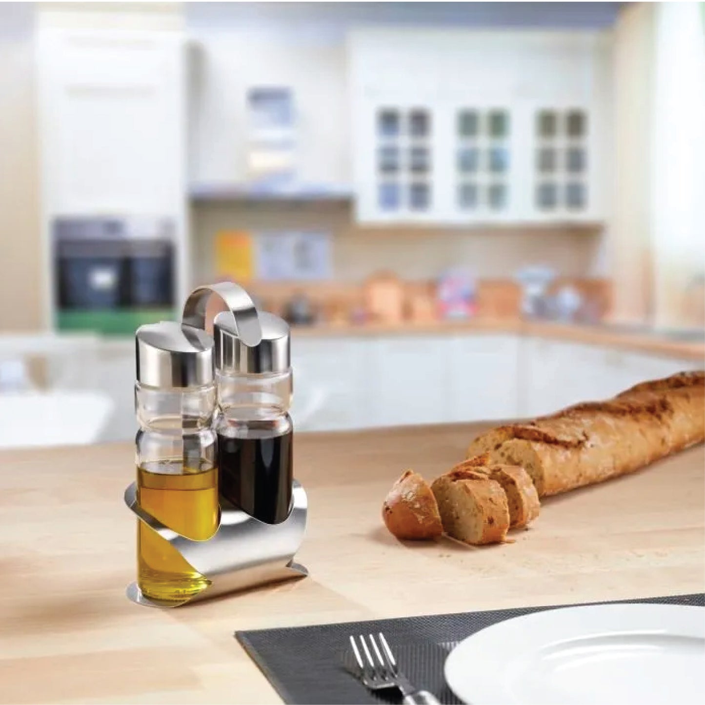 Cruet Stand Oil & Vinegar