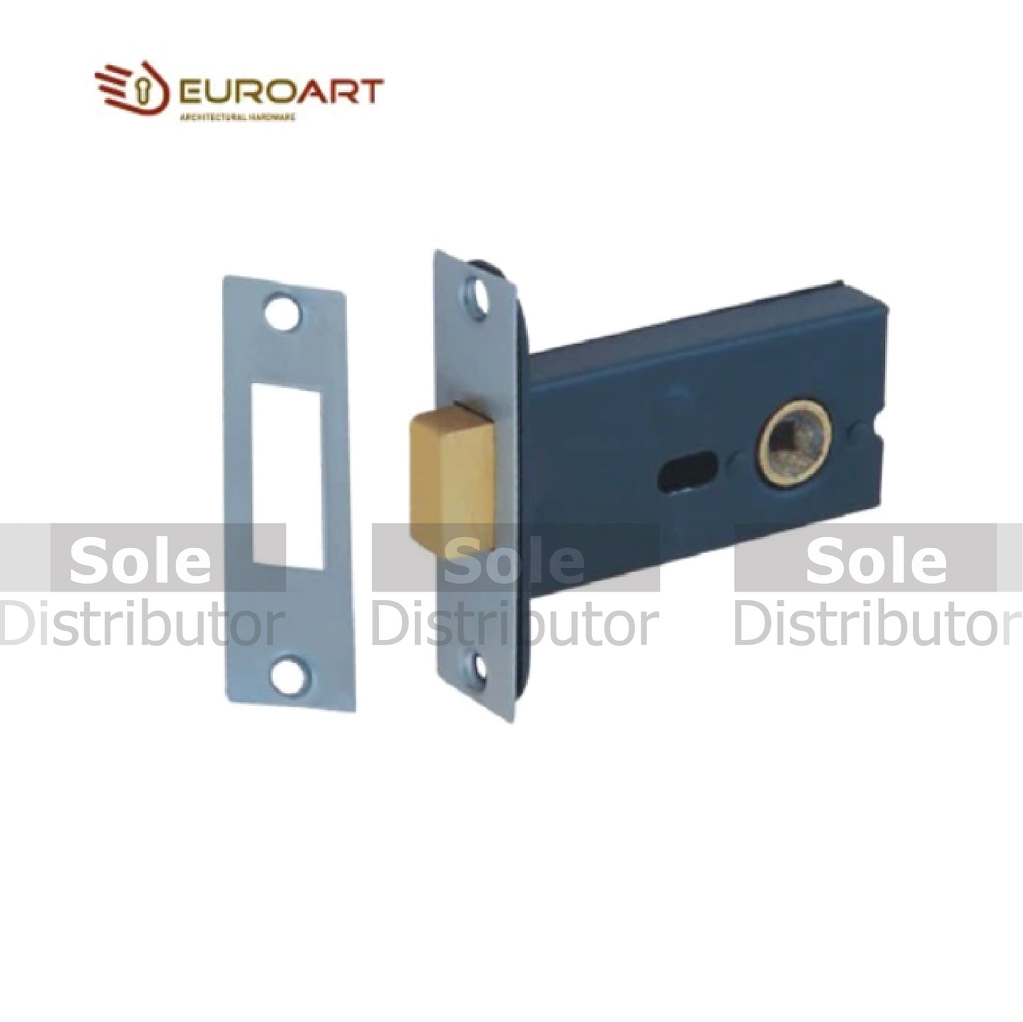 EuroArt Dead Bolt Lock පමණක් ප්රමාණයේ අනුගාමිකයා 5mm හෝ 8mm. දිග 78mm, සැටින් මල නොබැඳෙන වානේ - WCD0025EPSSS