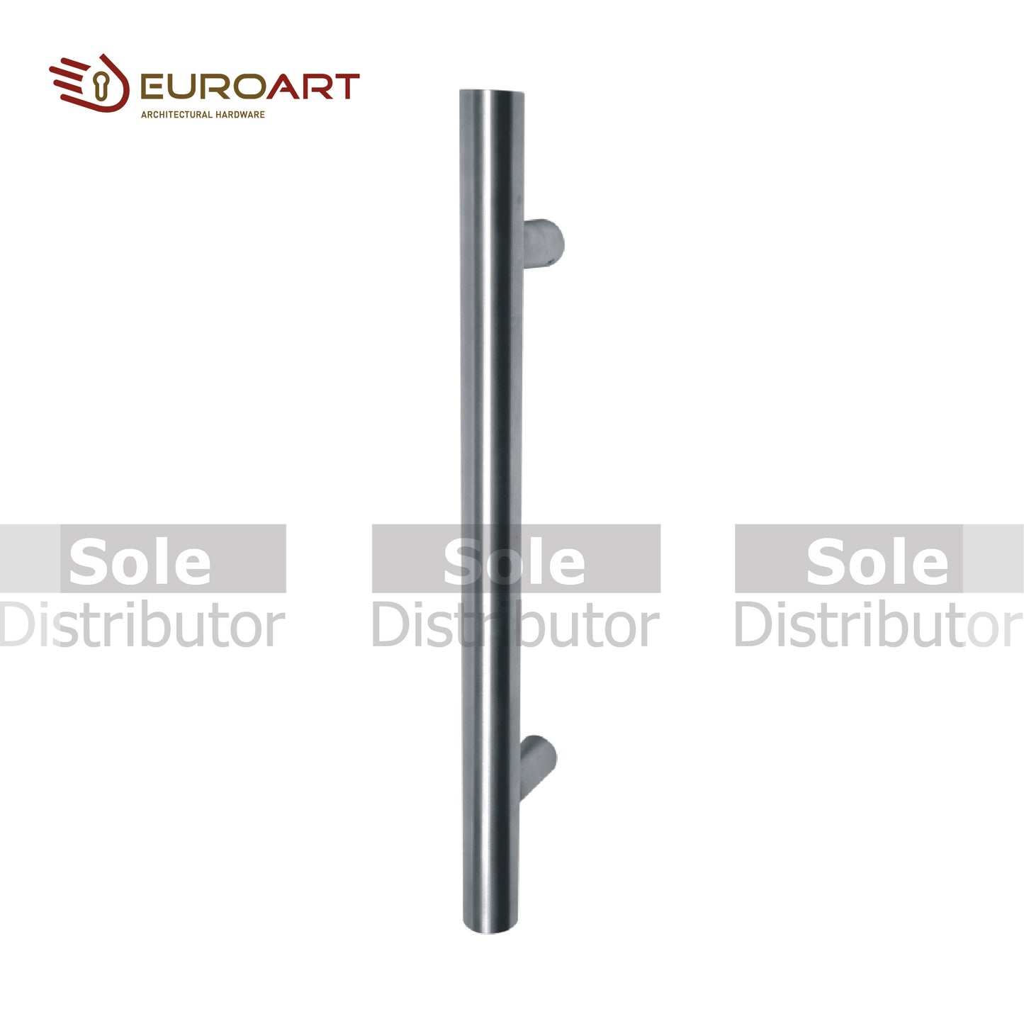 EuroArt T Bar Pull Handle, ප්රමාණය 419mm,450mm,600mm,775mm & 1200mm, මල නොබැඳෙන වානේ නිමාව - PHS3