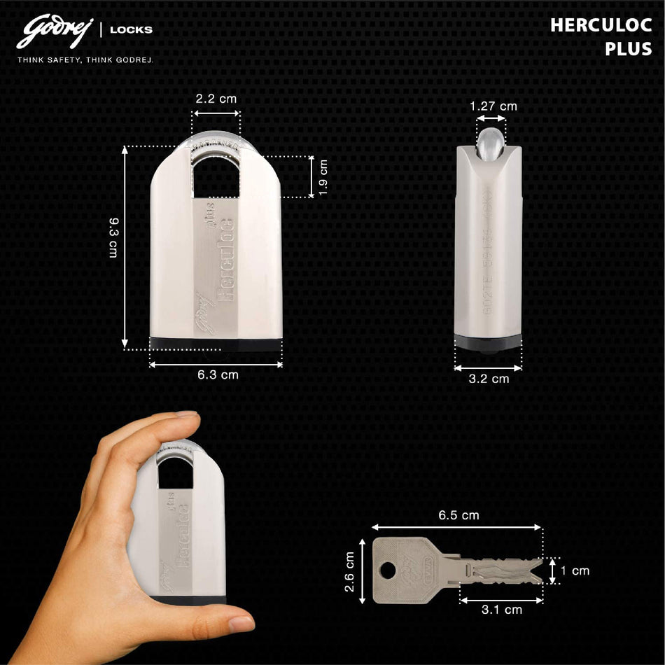 Godrej Padlocks Herculoc Plus - GOD5485-SD00237