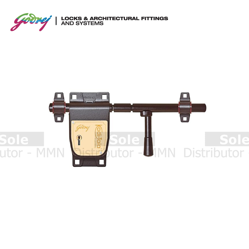 Godrej Kaditala Padlock 200mm & 275mm Texture Brown with 3 Keys - GOD
