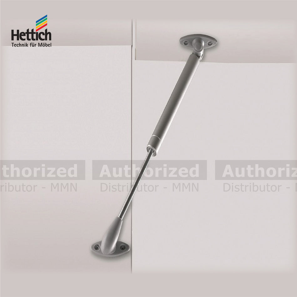 Hettich Flap Stay Lift Basic, Spring force 80N, Steel Silver / Grey Plastic - HT907959300