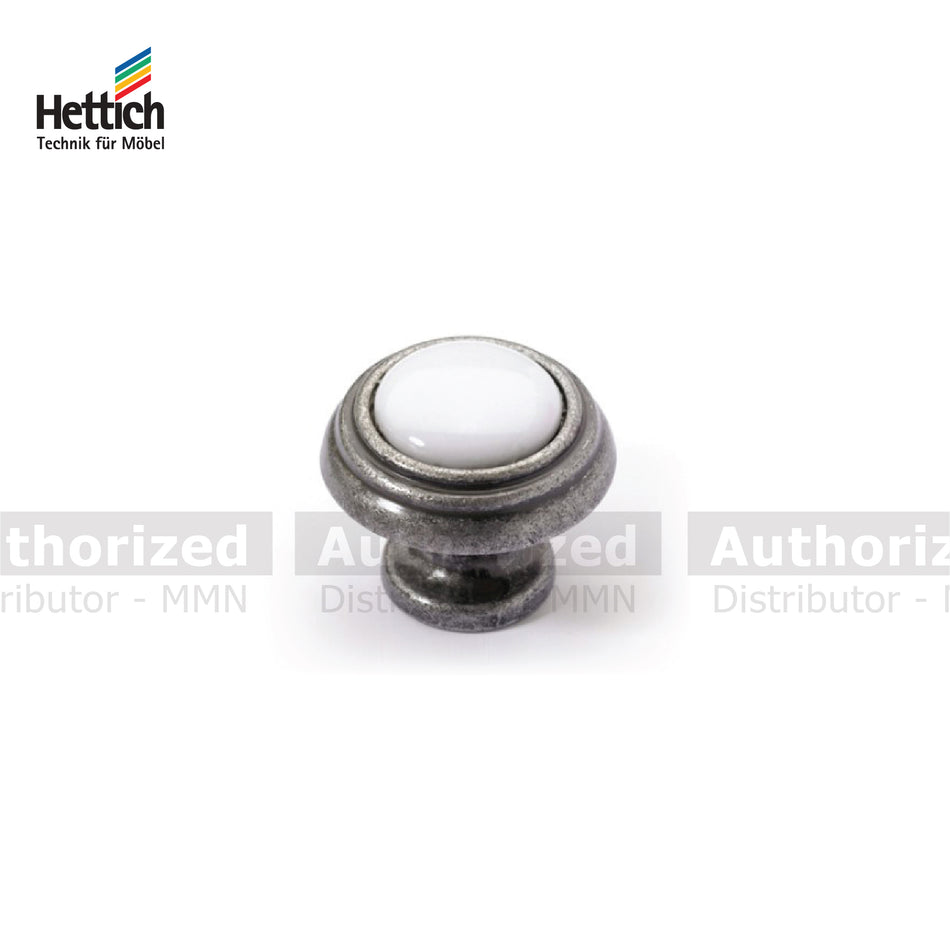 Hettich Mara Mes Cabinet Knob, Ceramic Antique Finish- HT911369700