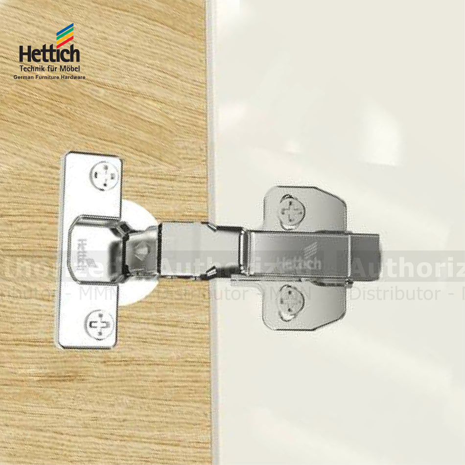 Hettich Onsys Full Overlay &  Half Overlay Opening Angle 105° Steel Nickel Plated- HT928143