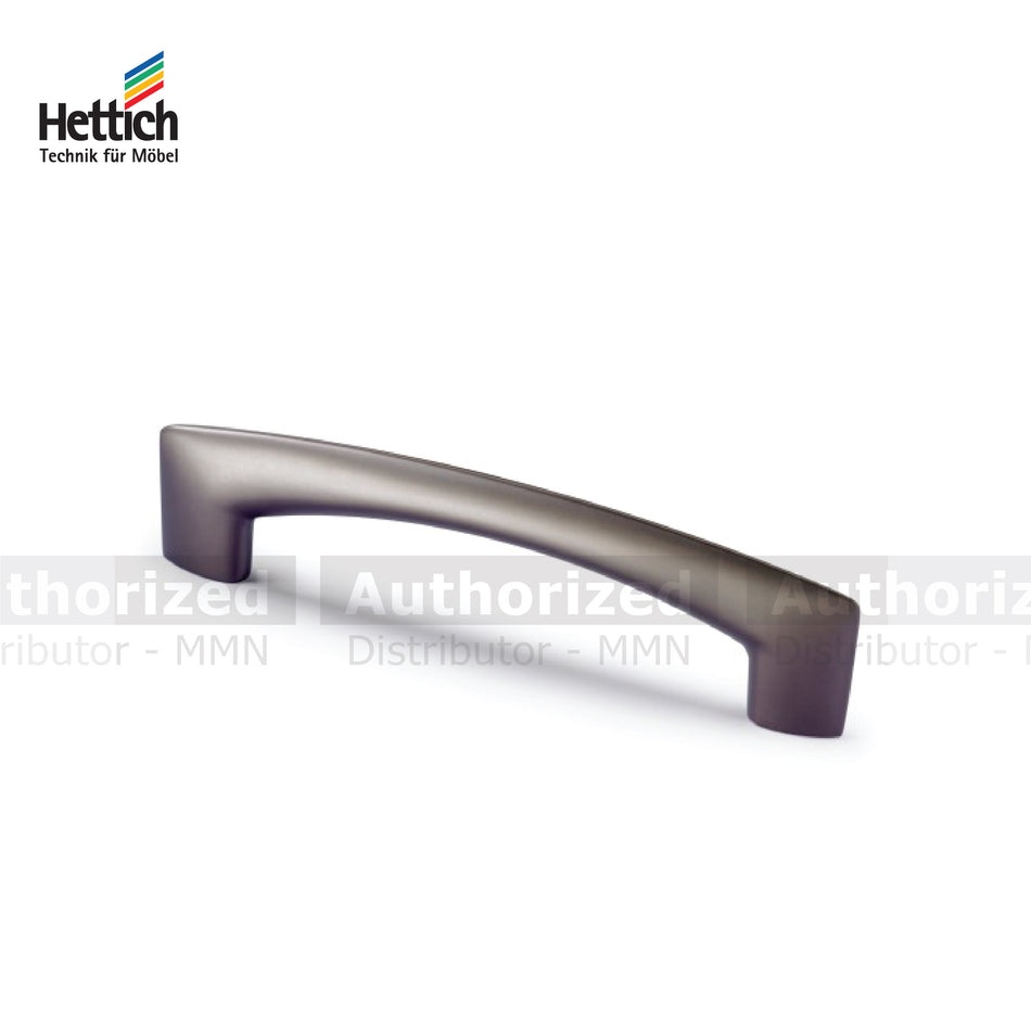 Hettich Enna Zinc Bronze & Stainless-Steel look Finish Handle Each - HT911342