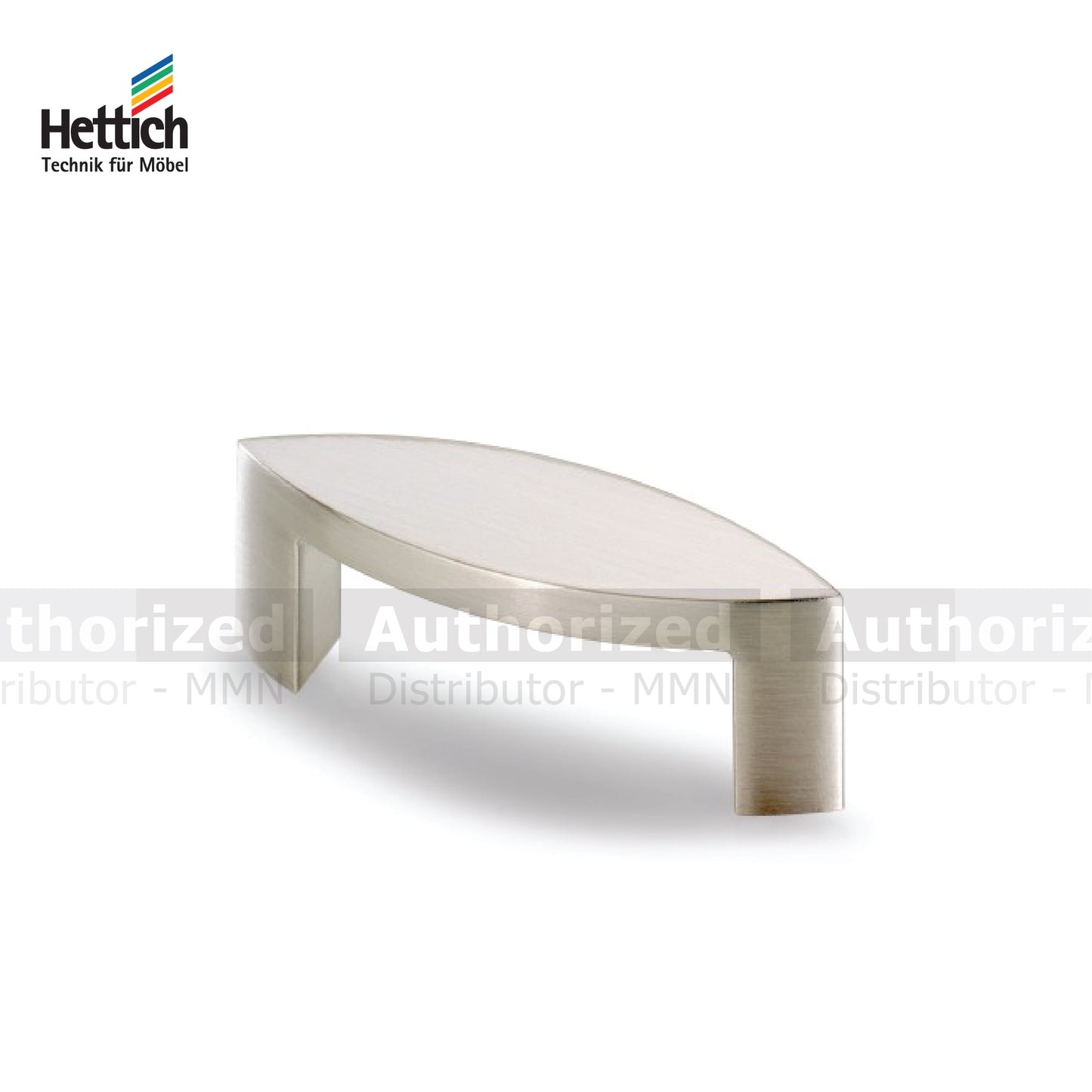 Hettich Nago Zinc Stainless Steel Look Handle - HT9113676