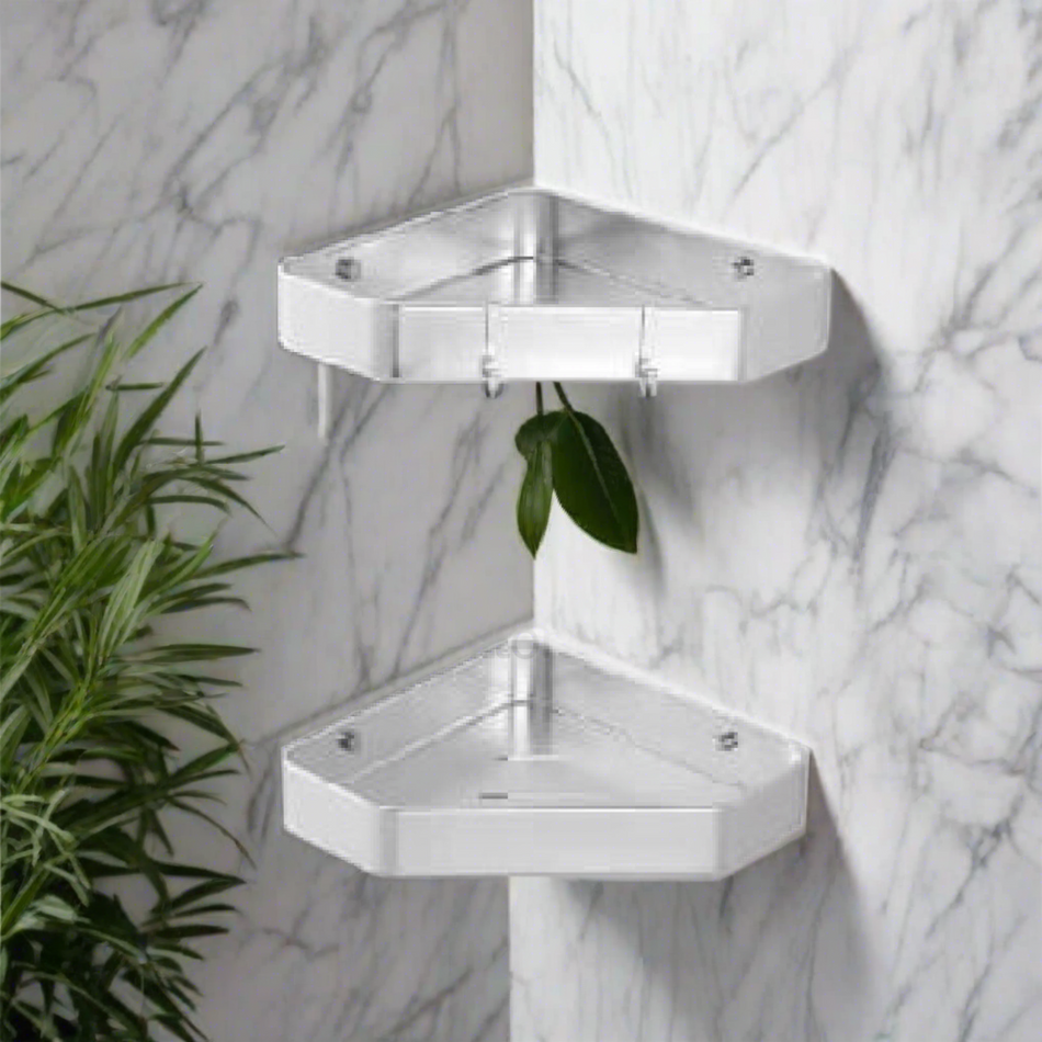 Mcoco Single Corner Rack FOG Silver - MCO6013SIL