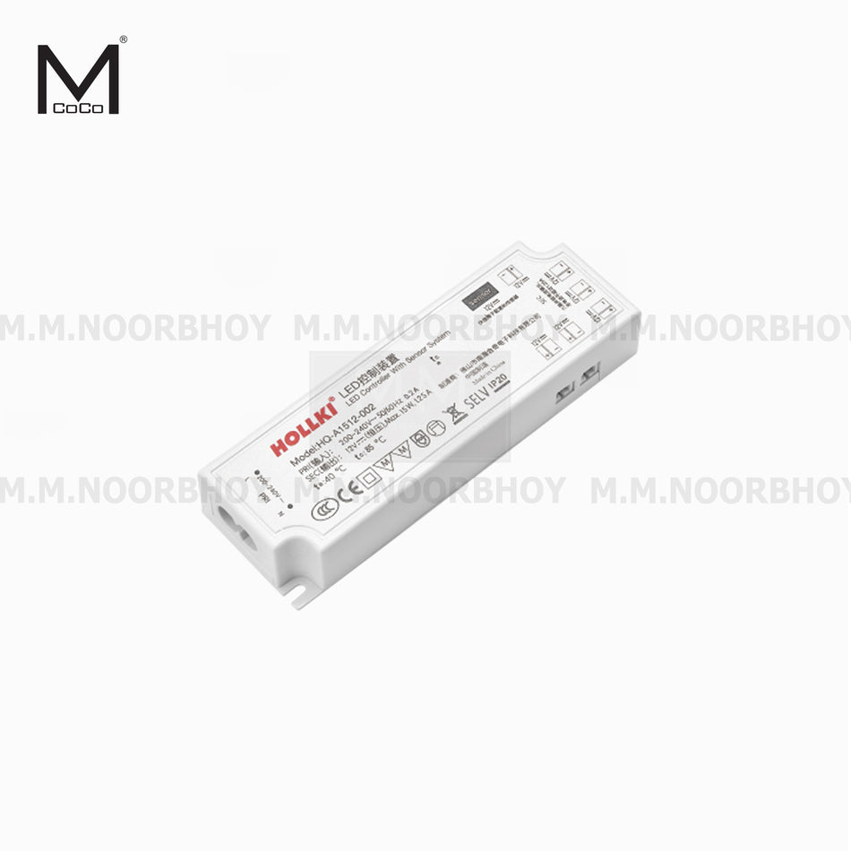 Mcoco Led Driver With 2m Electric Wire, Power Supply 15w (Size: L130 X W43 X H21.5mm) Each - MCOA002