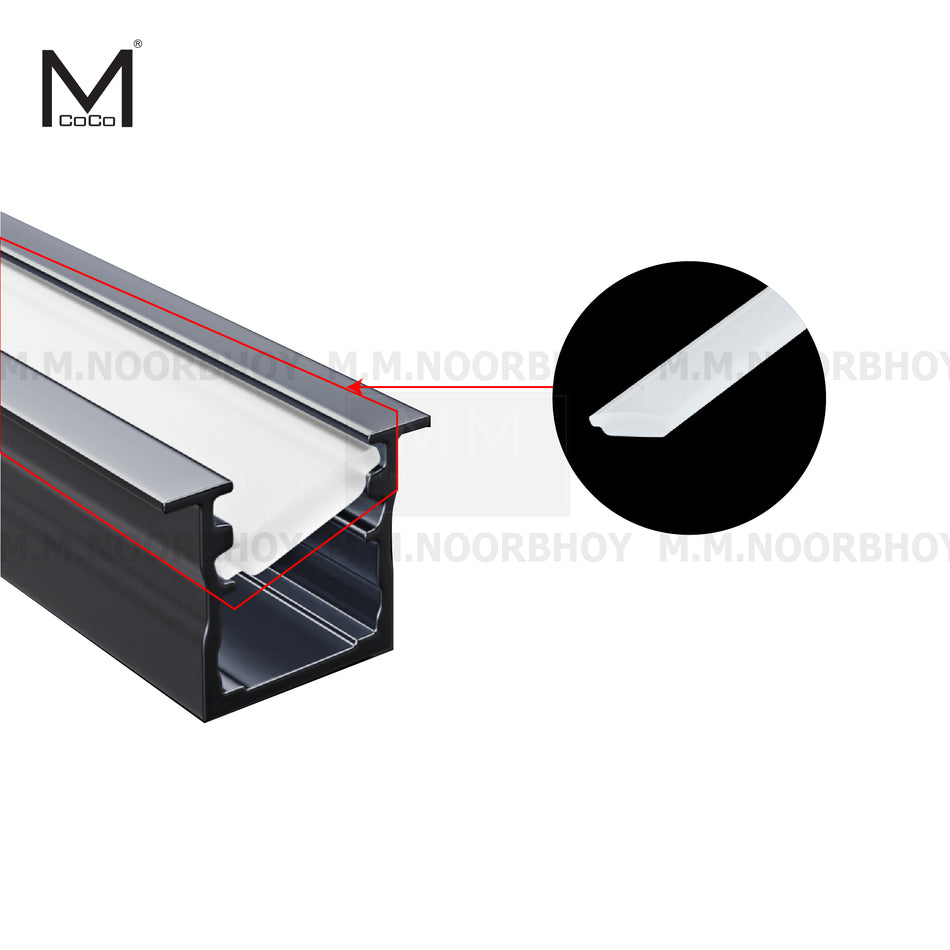Mcoco L1001 White Color Cover (PVC STRIP) Length 3MTR Each - MCOCOVER1001