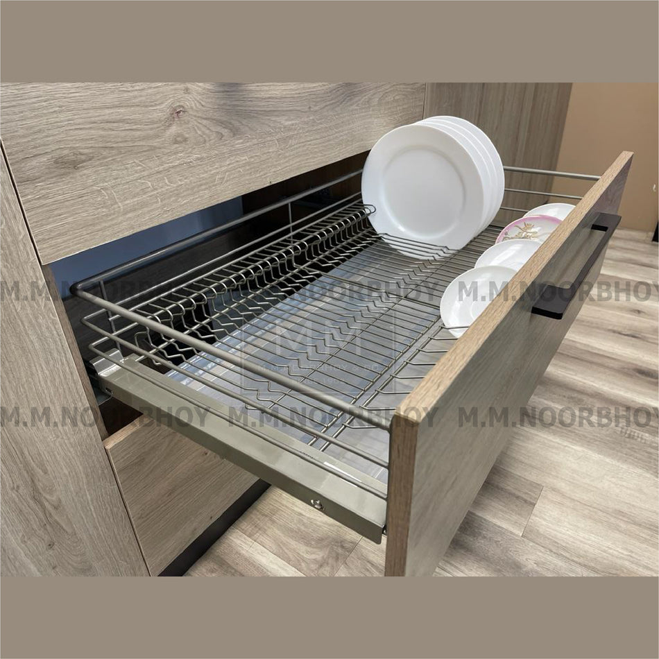 Mcoco Pullout Three Side Basket With Multi Dish Lines, Cabinet Width 600 & 900mm  - DTC C3-NANO