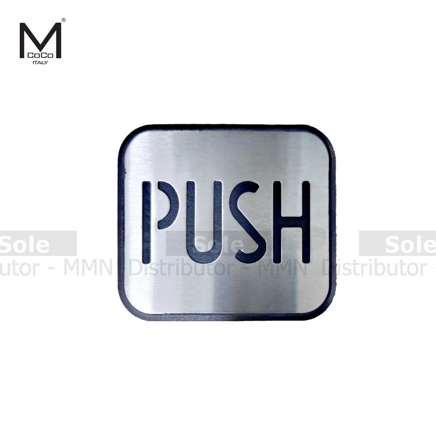 Mcoco SN Finish Square Push Indicator Each - E916SN