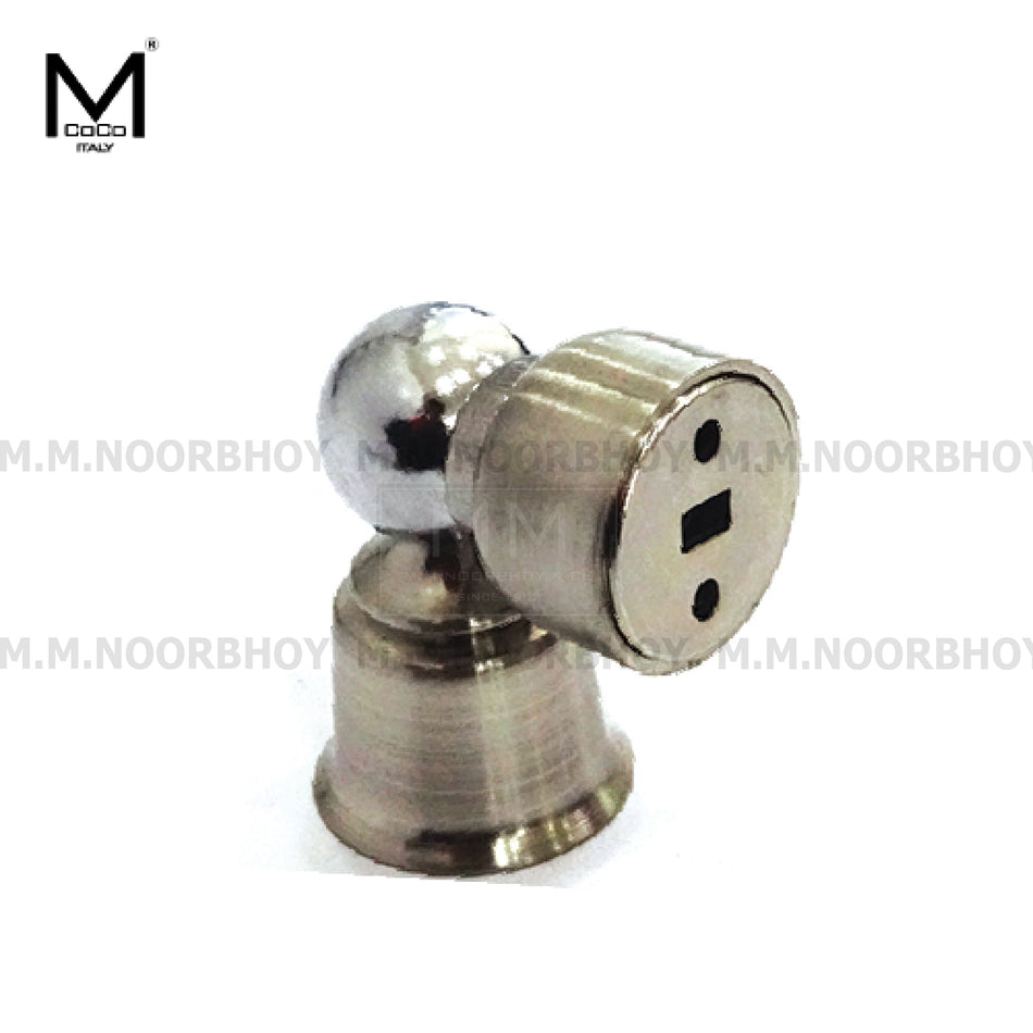 Mcoco Magnetic Door Stopper , Small Size , Zinc Alloy SN Finish - BL213