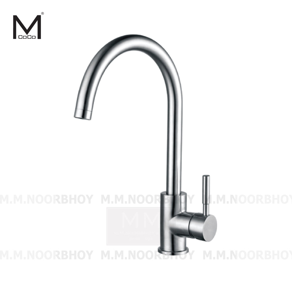 Mcoco Kitchen Mixer Faucet SS304 Brushed Nickel 36x9x21cm Each - FU-5082SS
