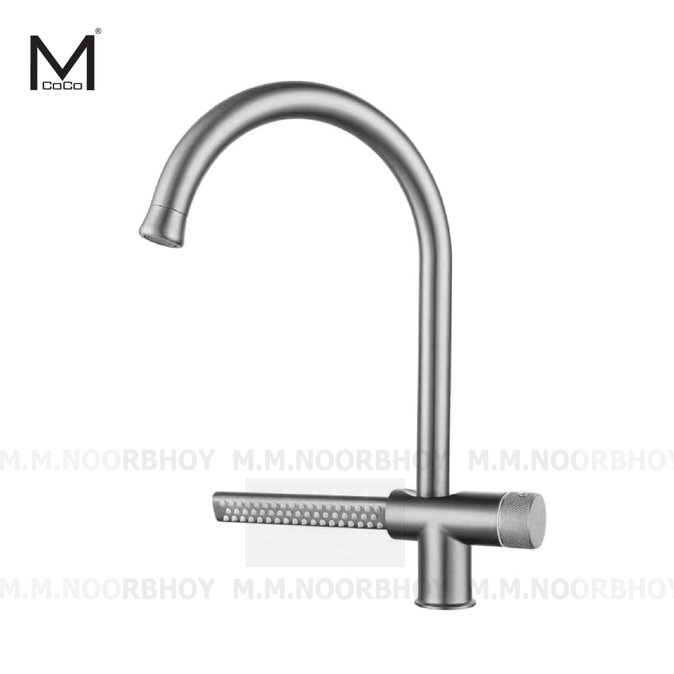 Mcoco Ss 304 Kitchen Raindance Mixer Faucet Brushed Nickel 41x31.5x19cm Nos - YT-2109MSS