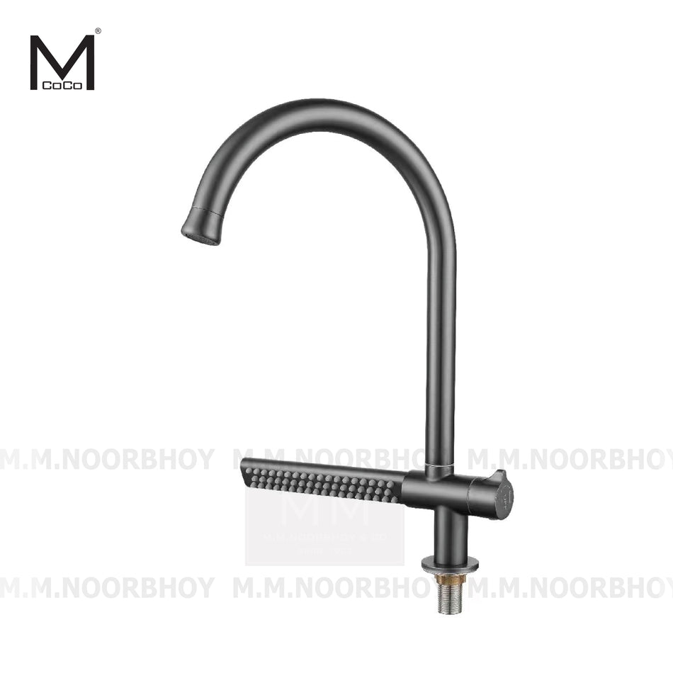 Mcoco SS304 Kitchen Pullout Raindance Cold Water Faucet Grey and matt black 33x27.7x19cm Each - 4109